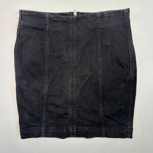 Free People Stretch Cotton Micro Mini Skirt